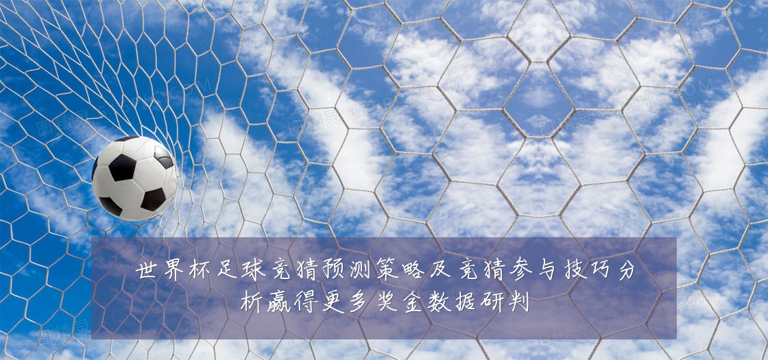 世界杯足球竞猜预测策略及竞猜参与技巧分析赢得更多奖金数据研判